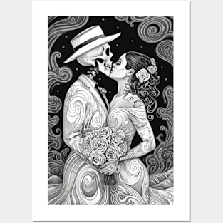 Till Death Do Us Part - Romantic Gothic Art Posters and Art